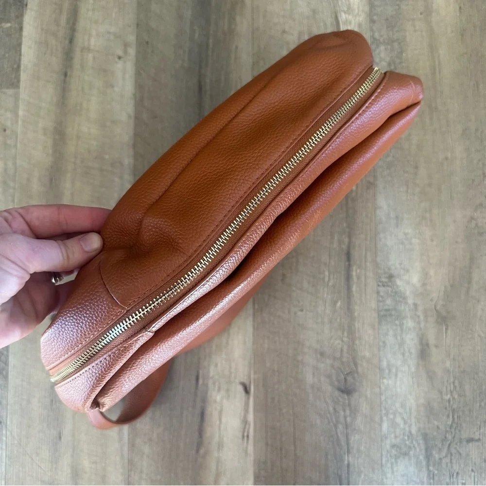 Laggo | Women's The Taylor Hobo Genuine Leather Bag British Tan